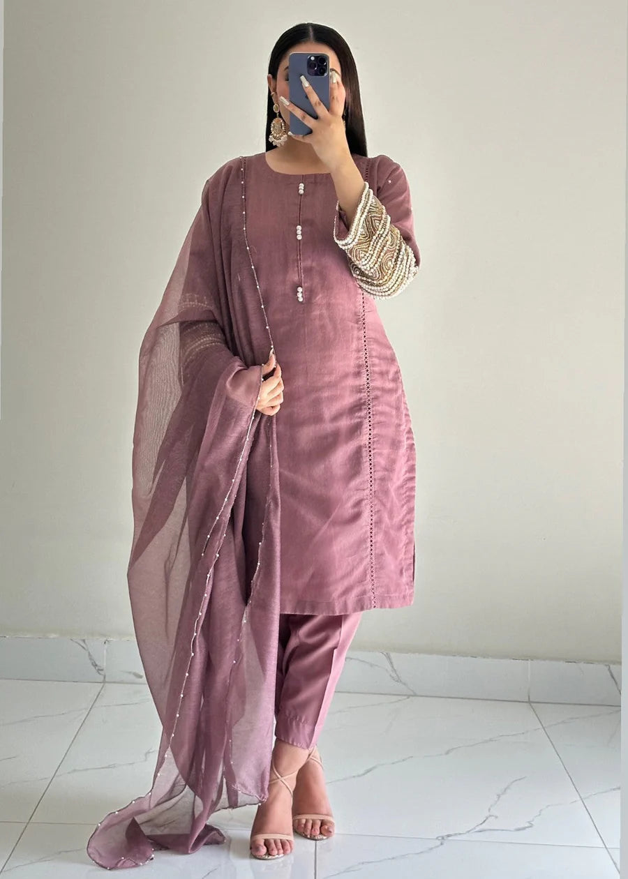Ayesha B-Mocha Khadi Khas