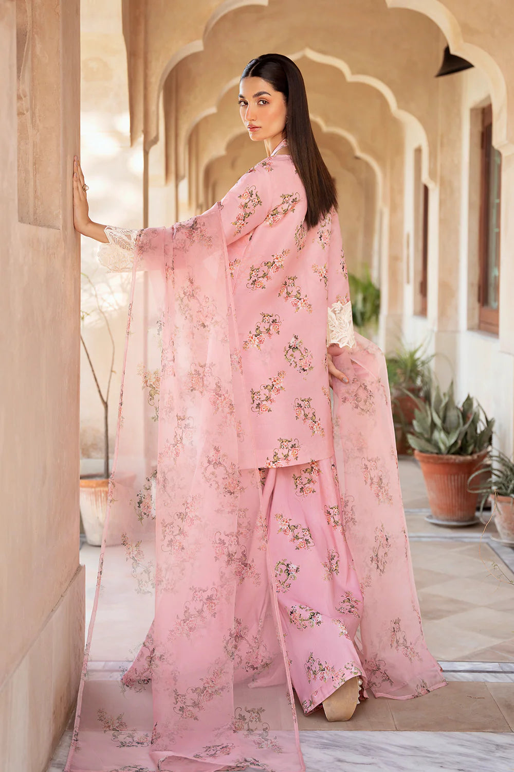 Esra-Peach Floral