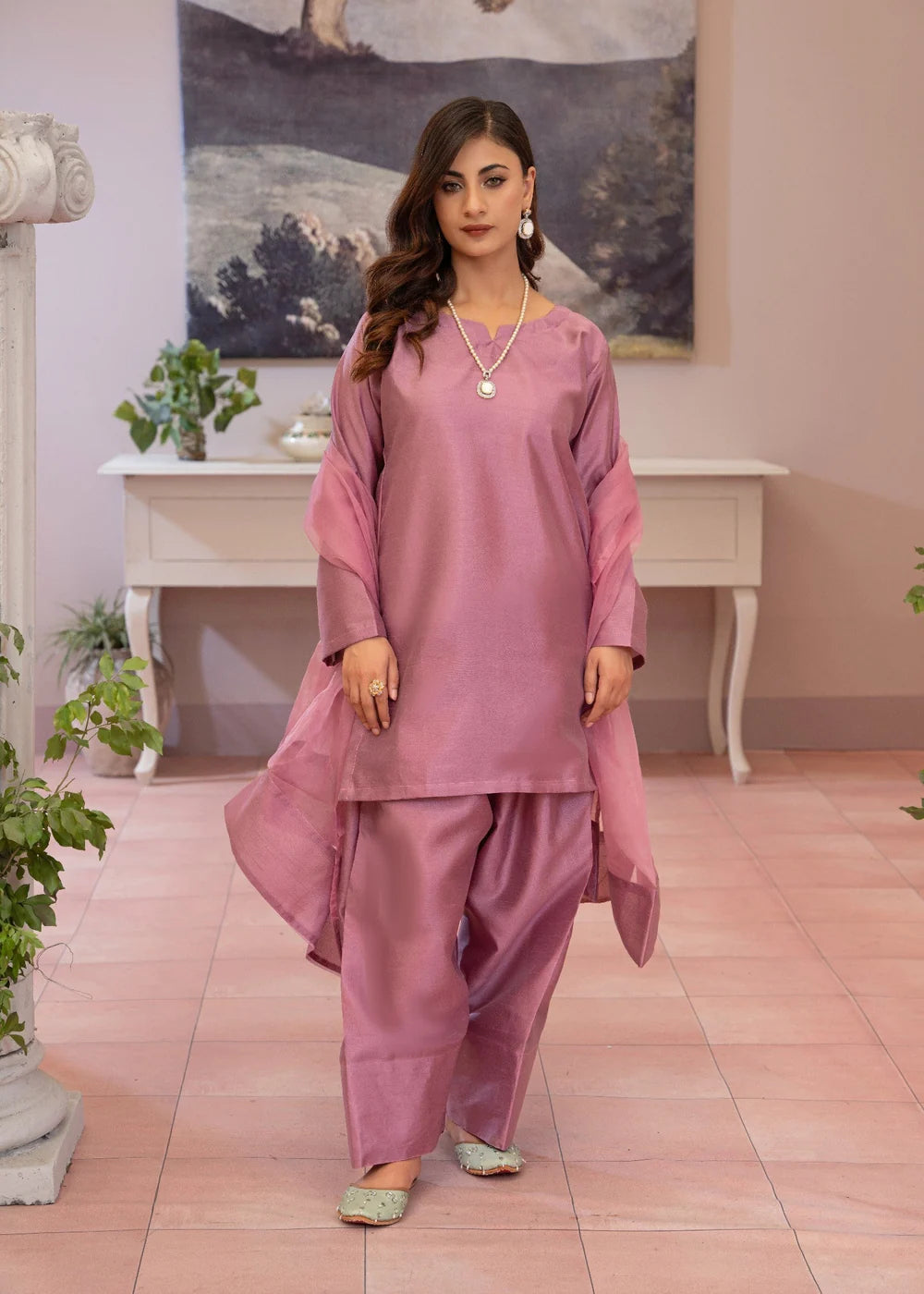 Momin Online-Pink Farshi Salwar