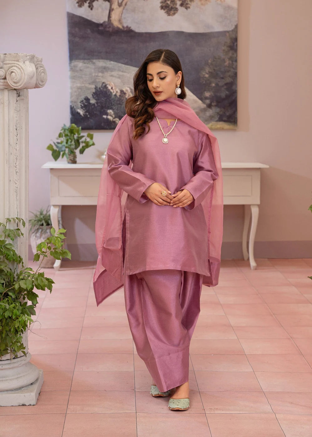 Momin Online-Pink Farshi Salwar