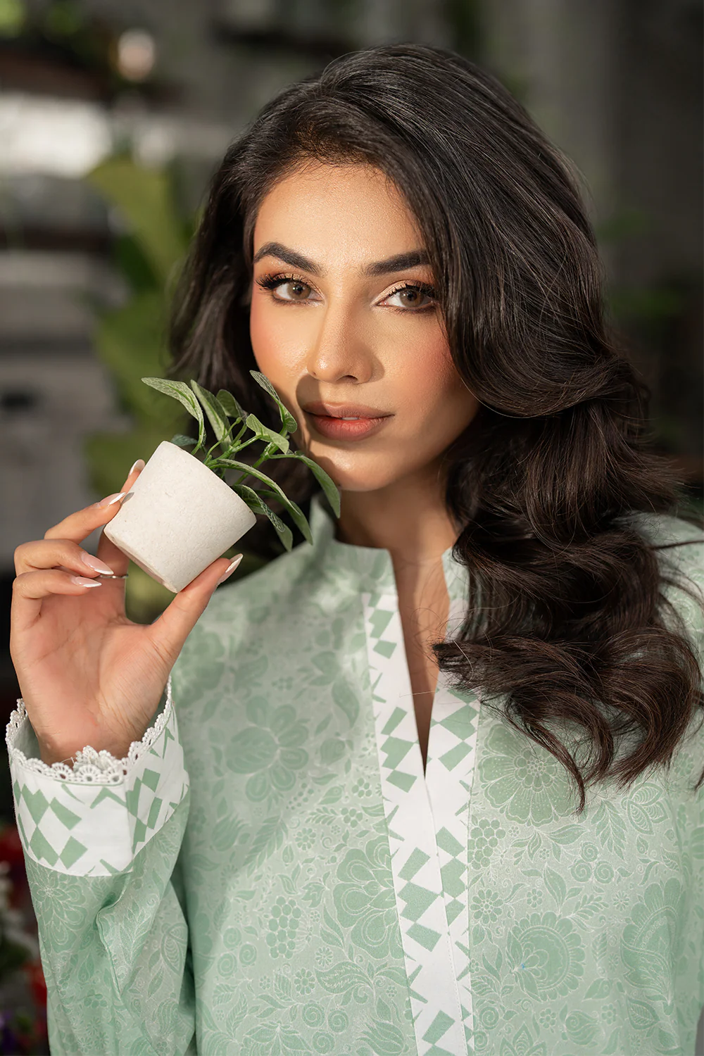 Esra - Sage Green Two Piece